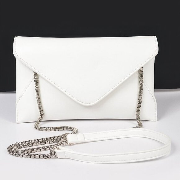 Faux Leather Small Envelope Clutch - Picture 8 of 8